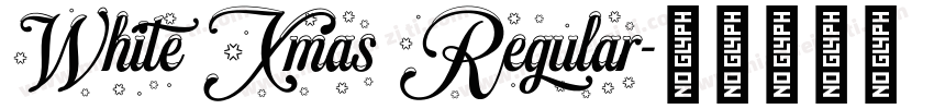 White Xmas Regular字体转换